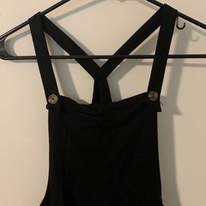 Black Overall Jumpsuit